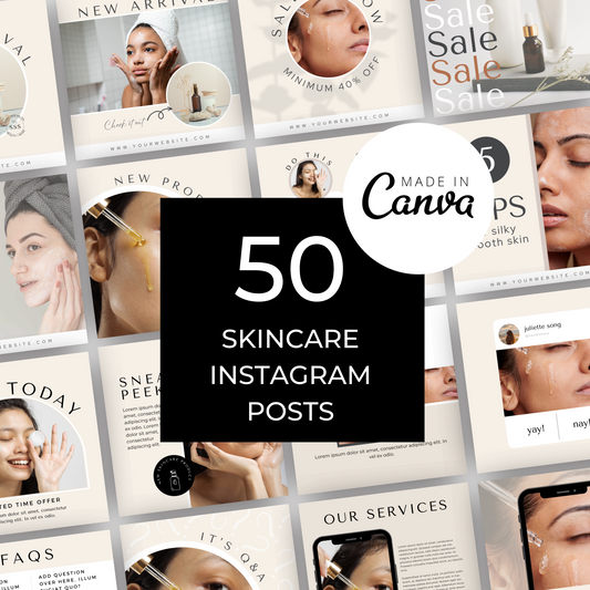 50 Skincare Instagram Posts