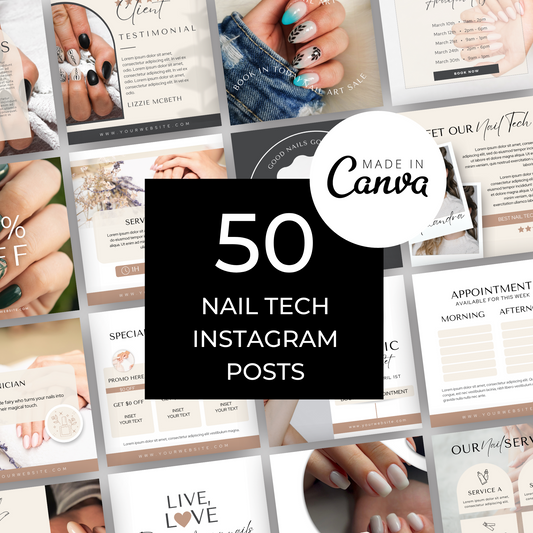 50 Nail Tech Instagram Posts